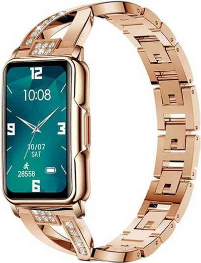 Goldene Damen Smartwatches kaufen » Damen Gold .